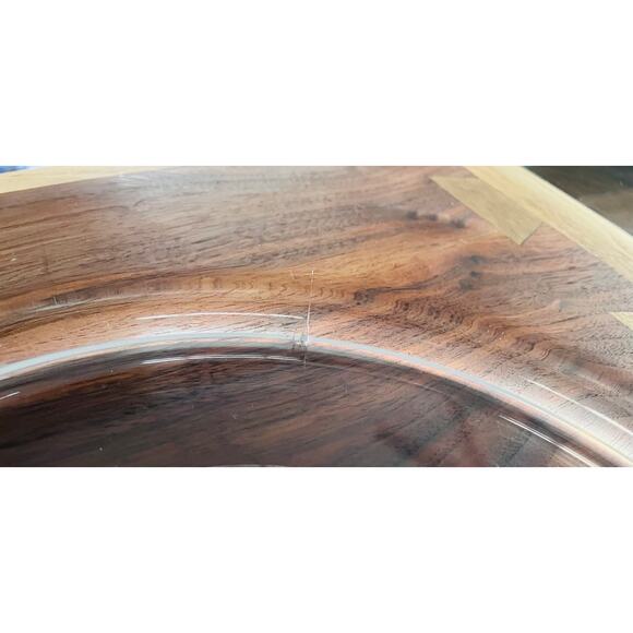 NIB Vintage - US Acrylic - 2 Piece Chip And Dip Tray Set 1999 - Picture 6 of 9